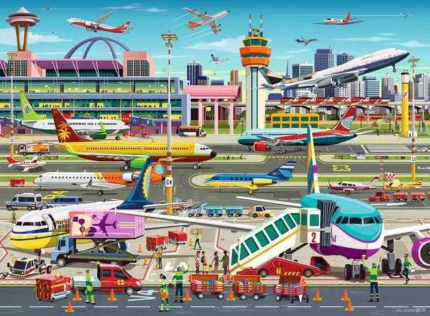 Airport Central XXL 150pc puzzle