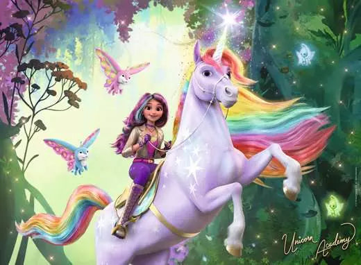 Unicorn Academy Sophia and Wildstar 100pc XXL jigsaw puzzle