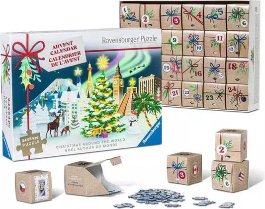 Advent Calendar - Christmas Around the World 24 x 54pc puzzles