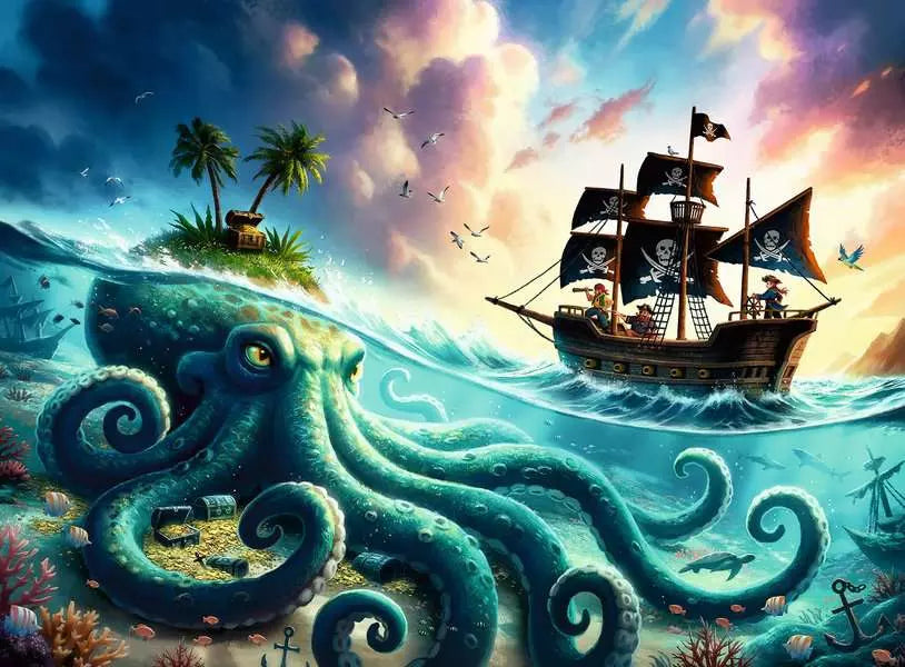 Octopus Treasure 100pc