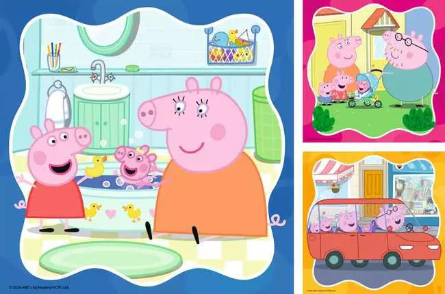 Peppa Pig Family Firsts! 3X49pc