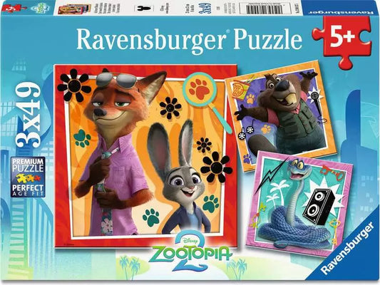 Zootopia 2 A New Mission 3X49pc