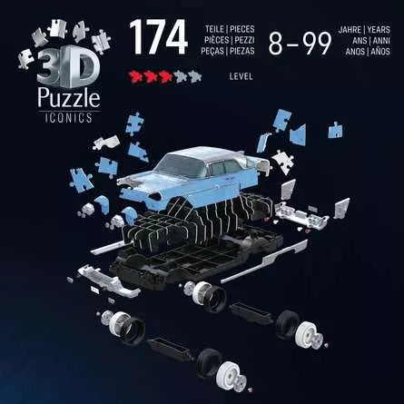 3D Puzzle Iconics Cadillac Eldorado Brougham 174pcs