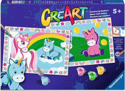 CreArt Happy Unicorns (2) 12.5X7"
