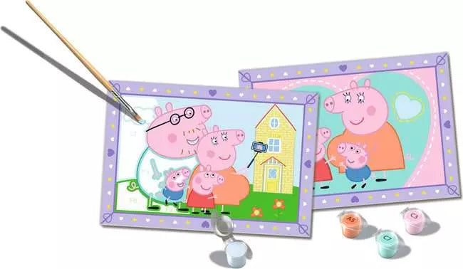 CreArt Junior: Peppa's Family paint by number