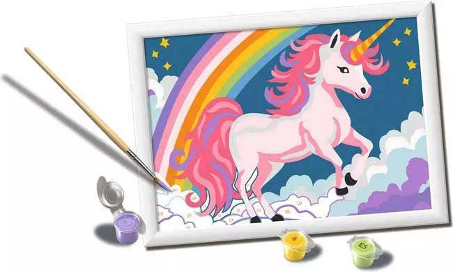 CreArt Neon Pink Unicorn 9.5X7"