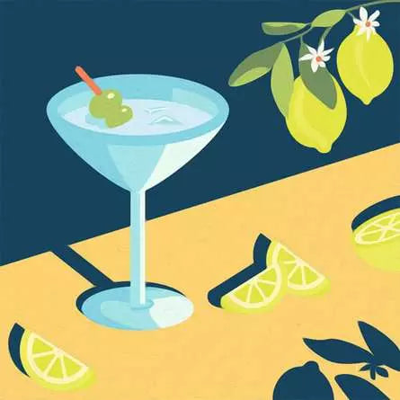 CreArt Lemon Mocktail 8X8"