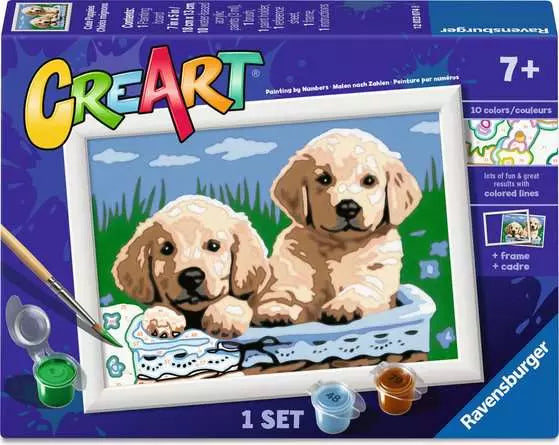 CreArt Cute Puppies7X5"