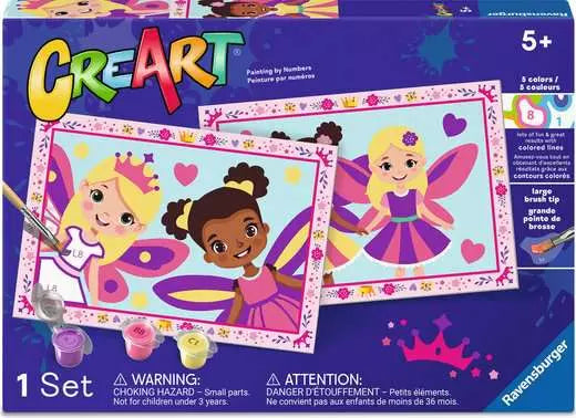 CreArt Fairy Princesses (2) 12.5X8.7"