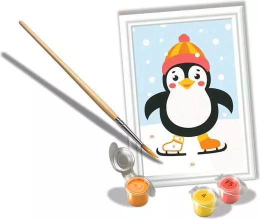 CreArt Penguin in Snow 3X5"