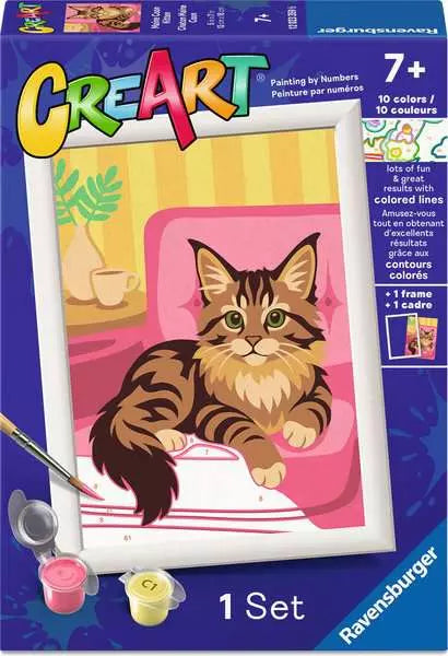 CreArt Maine Coon Kitten 5X7"