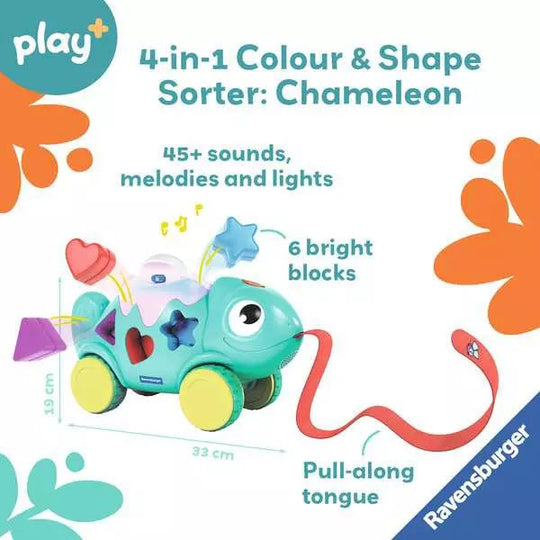 Colour & Shape Sorter Chameleon