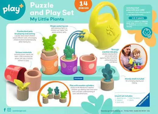 Puzzle and Play Set My Little Plants