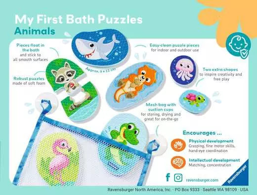 My First Bath Puzzles Animals