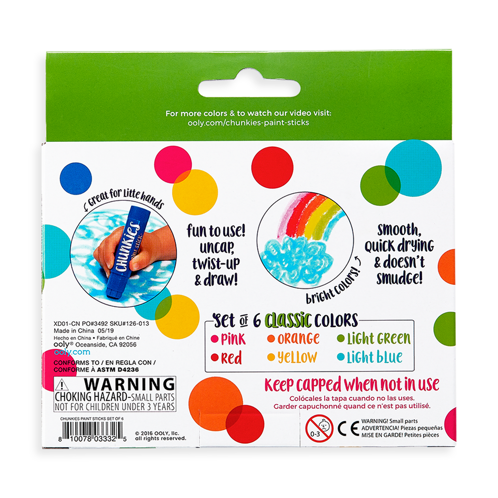 Chunkies Paint Sticks Classic Pack
