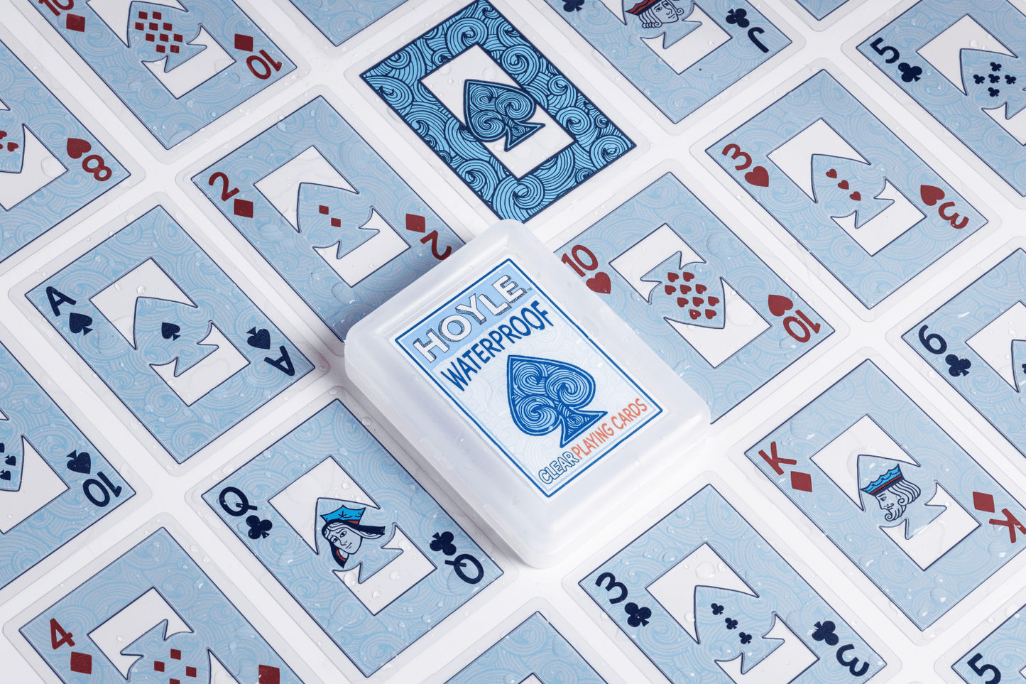 Hoyle Waterproof Clear Playing Cards