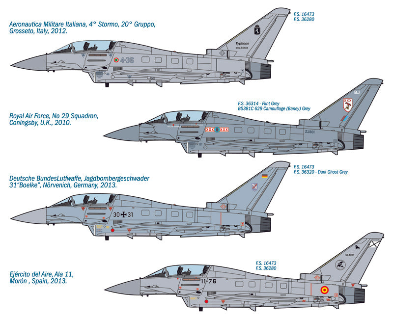 EF 2000 Typhoon IIB 1/72