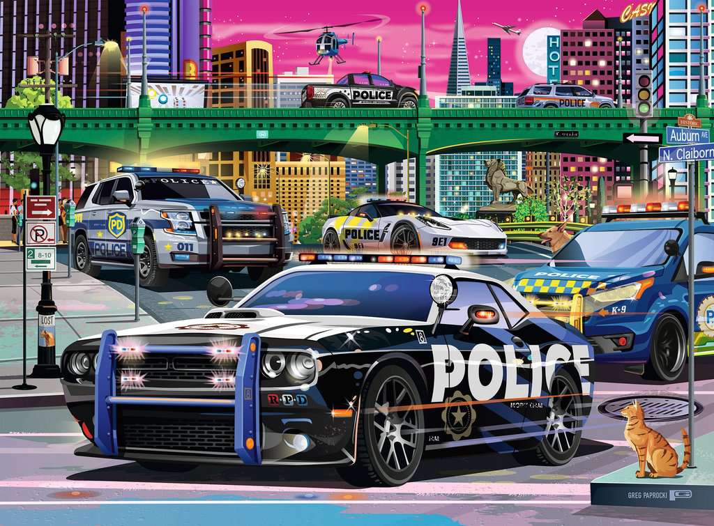 Police on Patrol 150pc puzzle