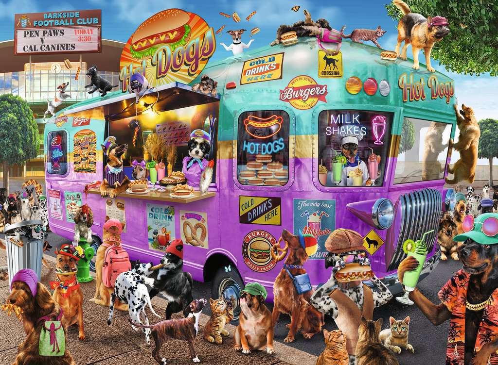 Hot Diggity Dogs 300pc