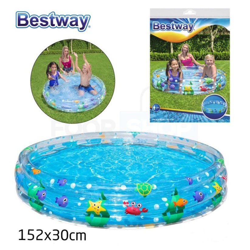Bestway Three Ring Inflatable Pool 60X12