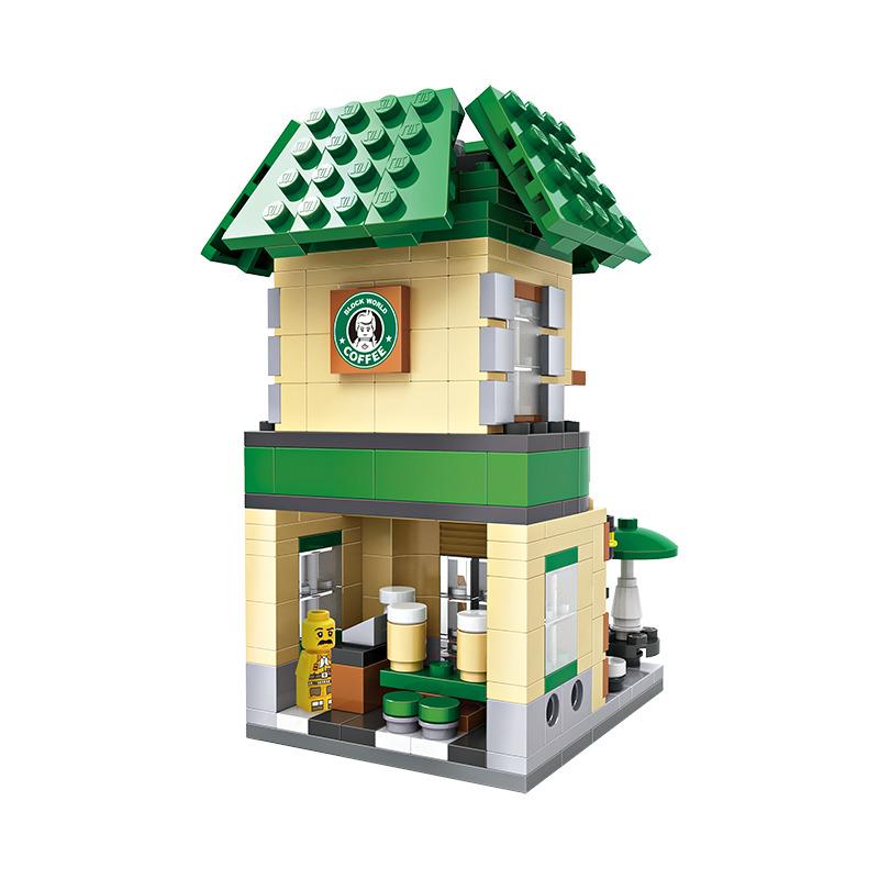 Loz Block Coffee Shop