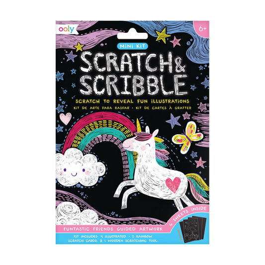 Ooly Scratch & Scribble Funtastic Friends