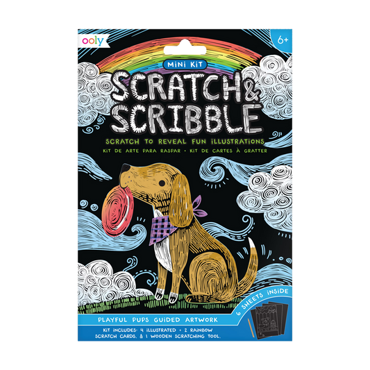 Ooly Scratch & Scribble Playful Pups