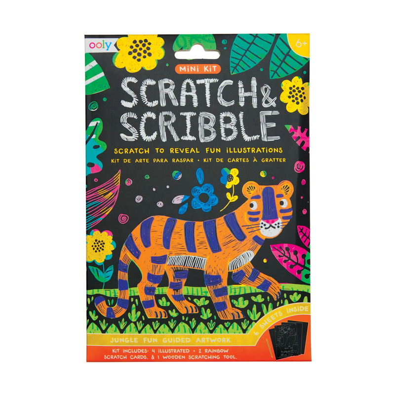 Ooly Scratch & Scribble Jungle Fun