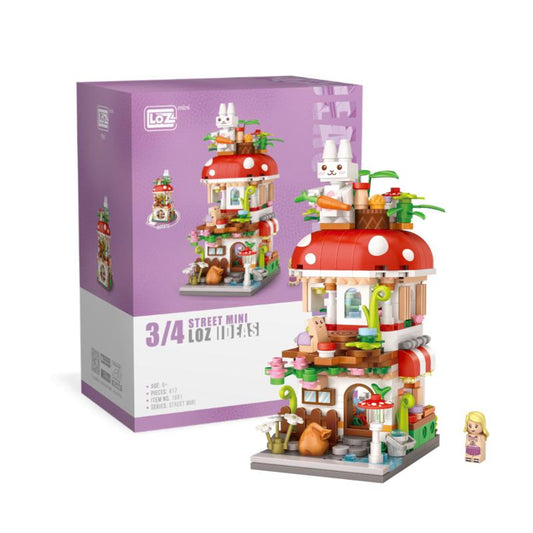 Loz Block Mushroom House