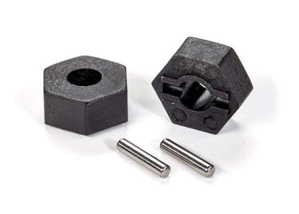 Traxxas Wheel Hubs, Hex (2) with Stub Axle Pins