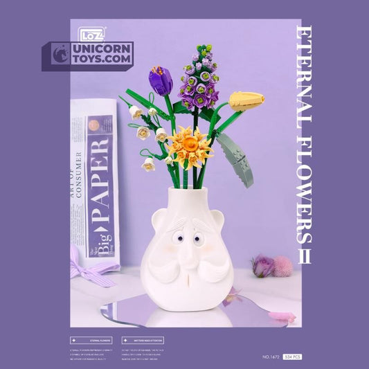 Loz Block Violet Bouquet Eternal Flowers II