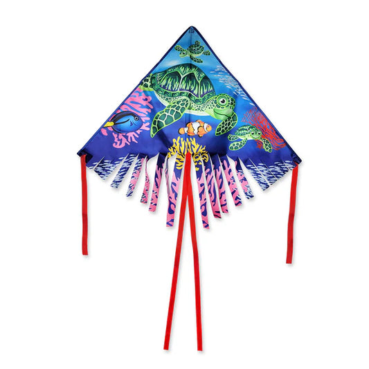 Fringe Delta Kite 42" Sea Turtle