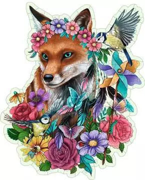 Colourful Fox Wooden puzzle 150pc