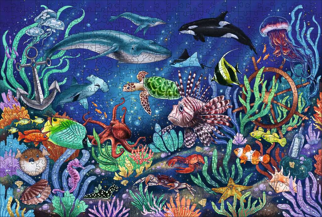 Under the Sea Wooden Puzzle 500pc