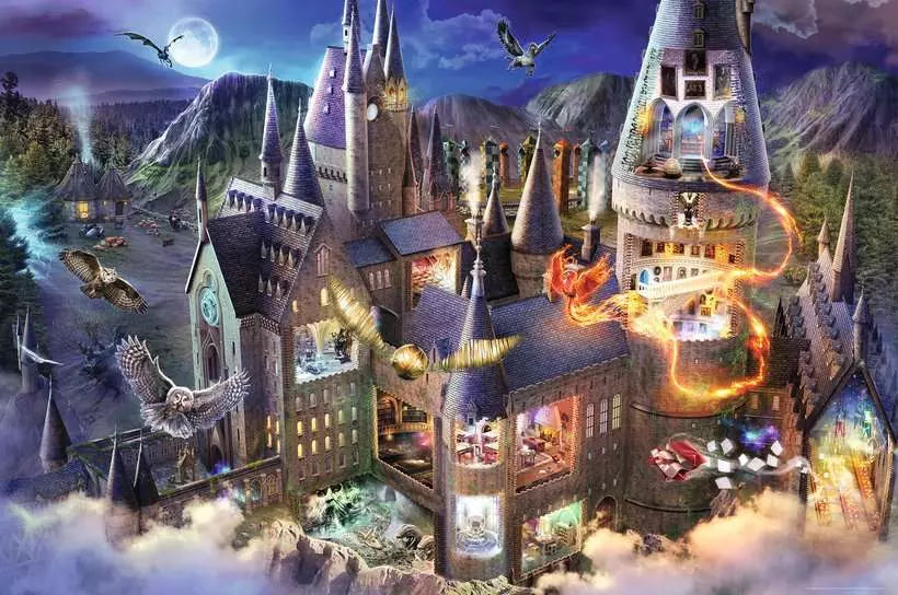Hogwarts Castle Cutaway 3000pc