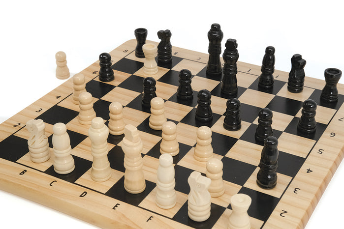 Wooden Chess & Checkers