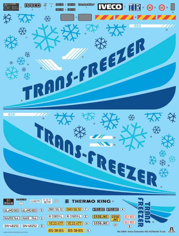 Iveco Turbostar Reefer Truck 1/24