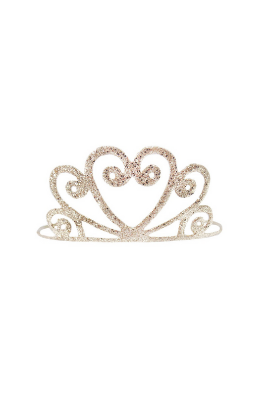 Gold Glitter Tiara