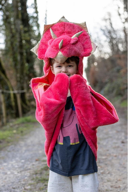 Triceratops Cuddle Cape Size 2