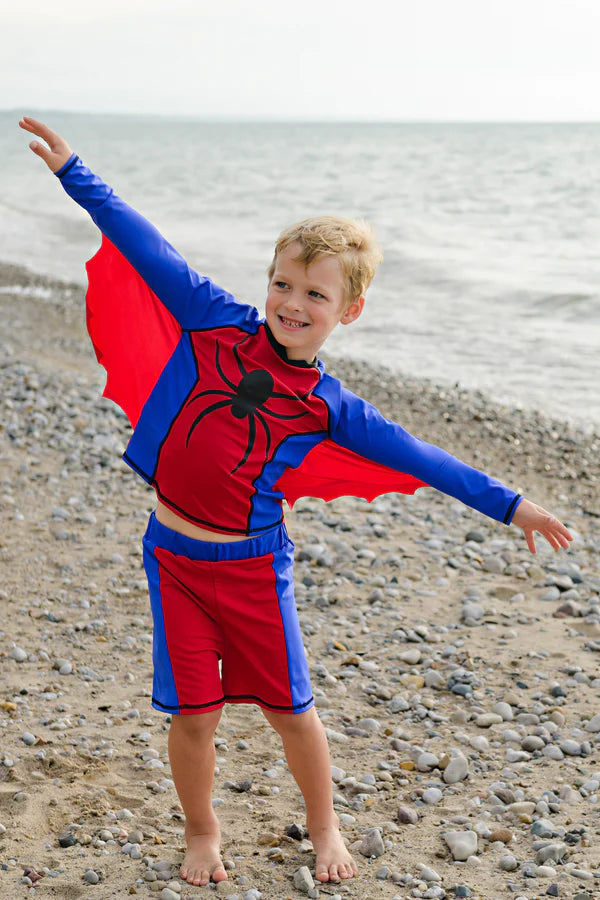 Super Spider Swimsuit Two Piece Size 3-4