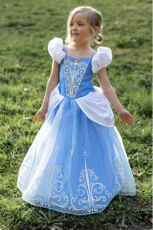 Once Upon a Princess Glass Slipper Dress Size 5-6