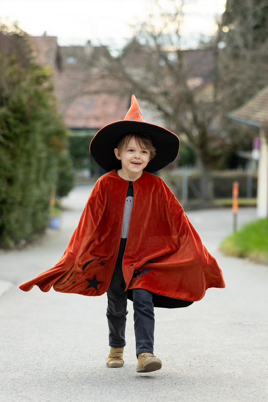 Autumn Embers Wizard Cape and Hat Size 4-6