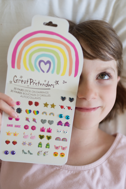 Rainbow Love Sticker Earrings 30 pairs