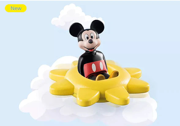 123 Disney Mickey's Spinning Sun with Rattle Feature