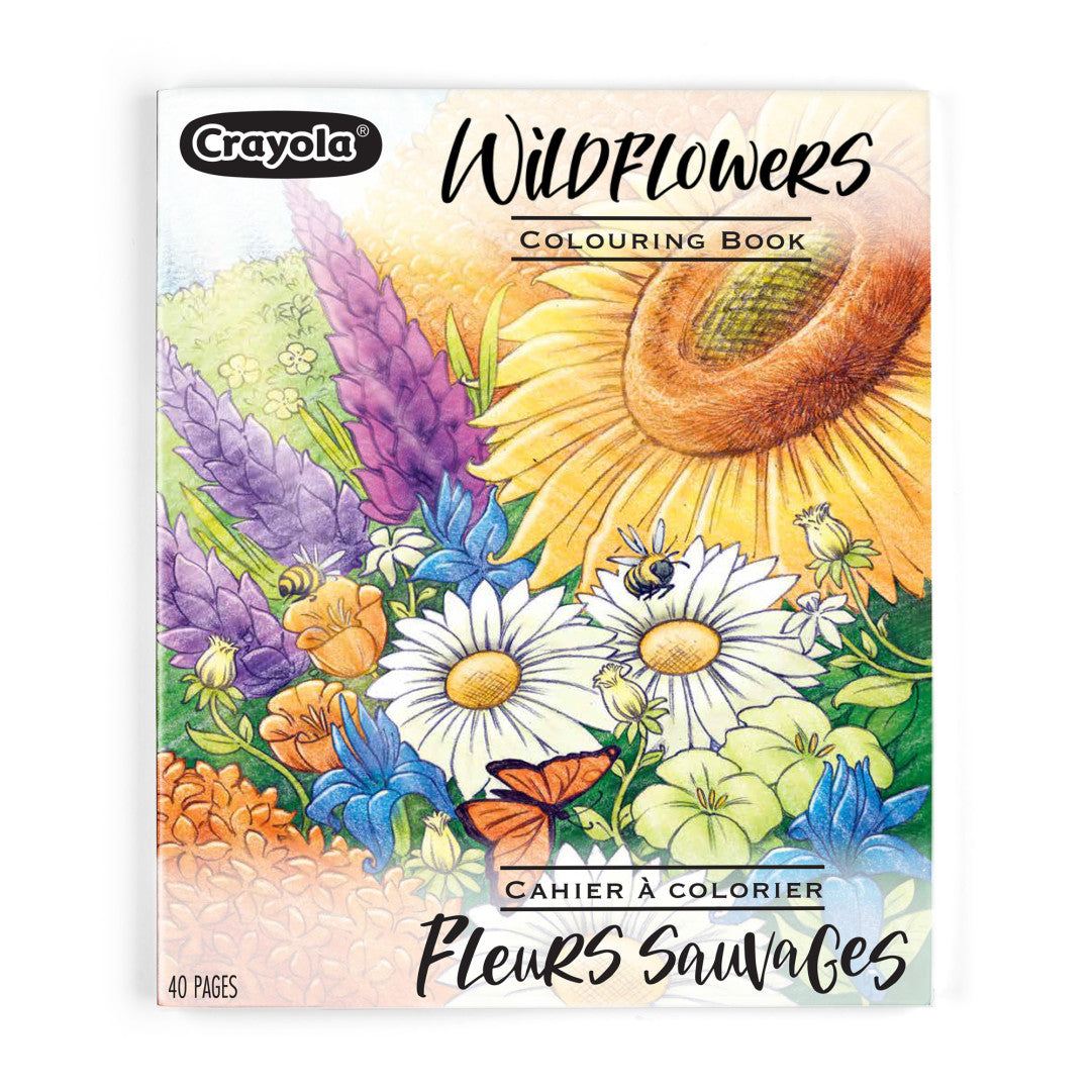 Wildflower Colouring Book