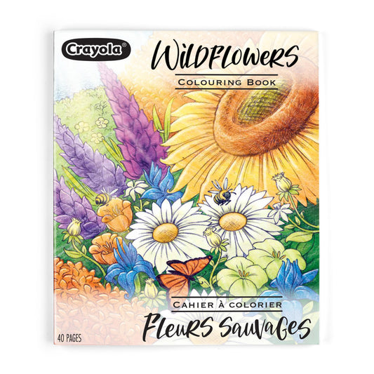 Wildflower Colouring Book
