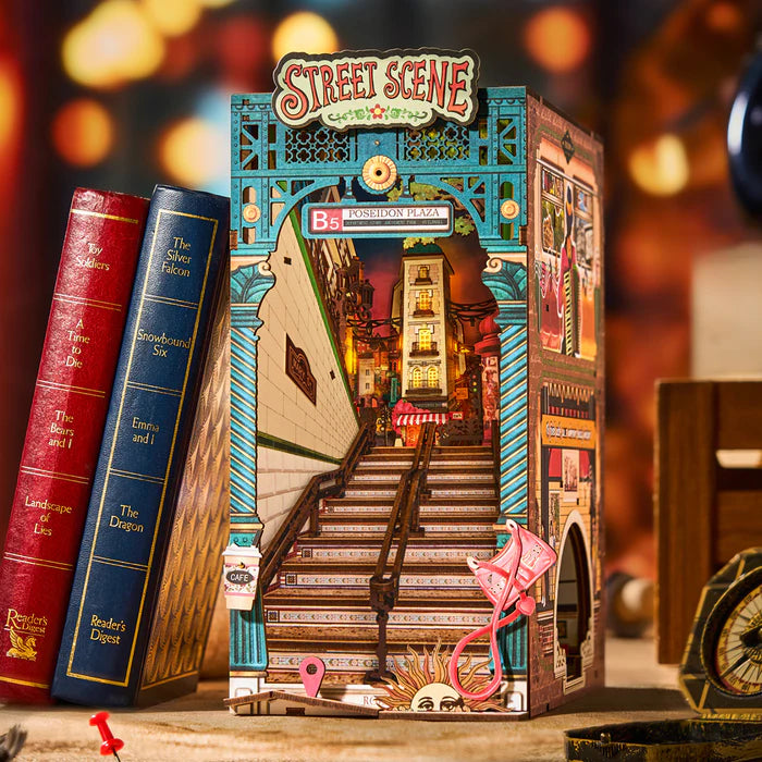 DIY Book Nook Street Scene