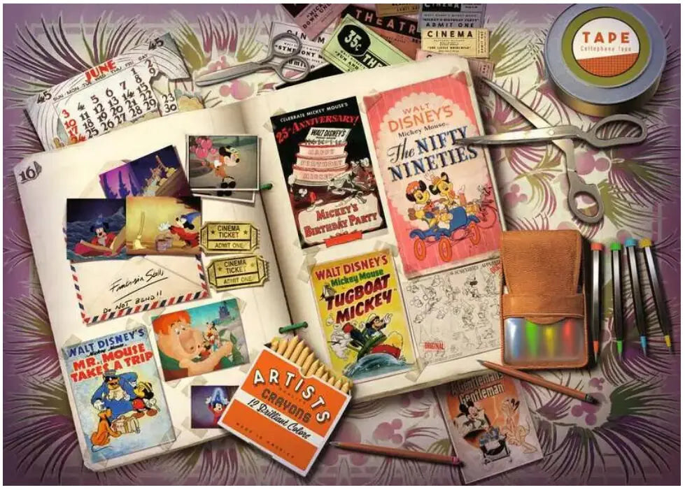 1940 Mickey Moments 1000pc