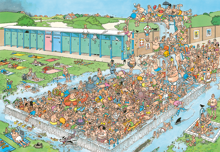 Pool Pile-Up 2000pc JVH