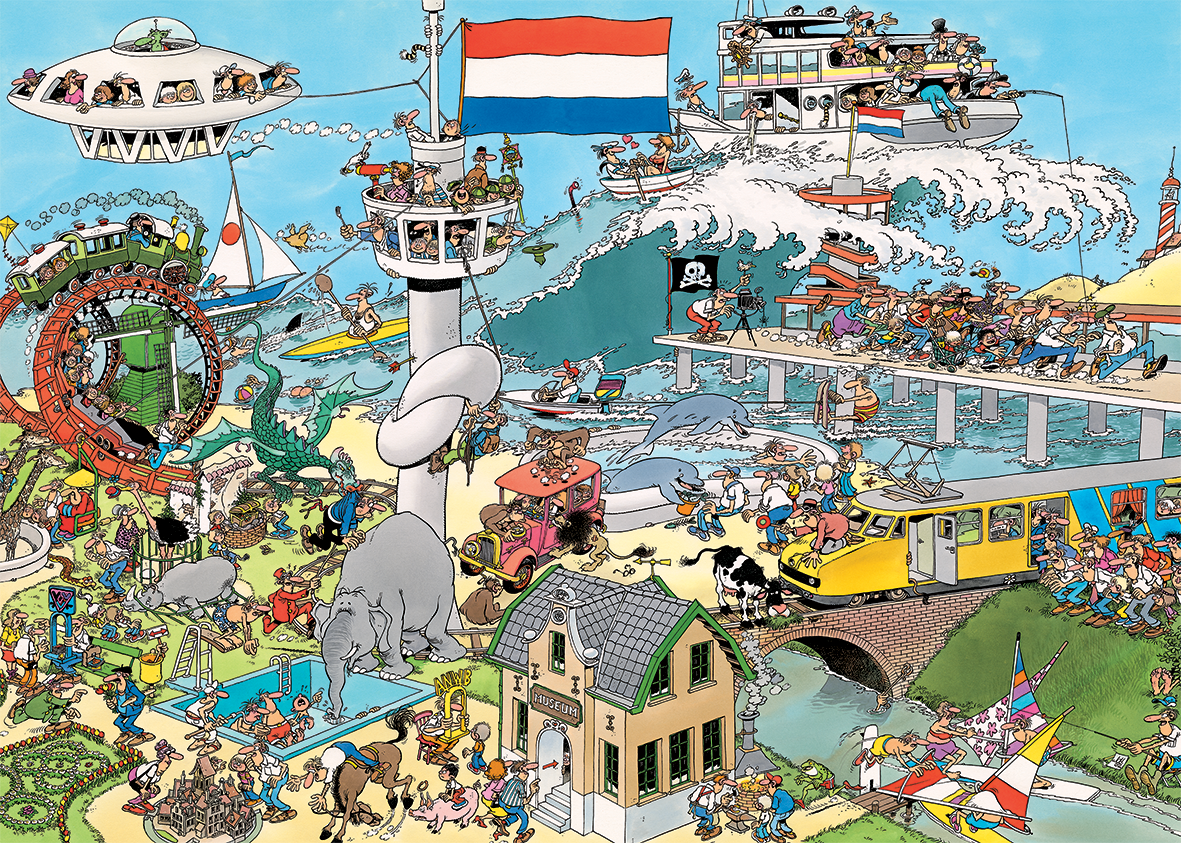 Traffic Chaos By Air, Land and Sea 2X1000pc JVH